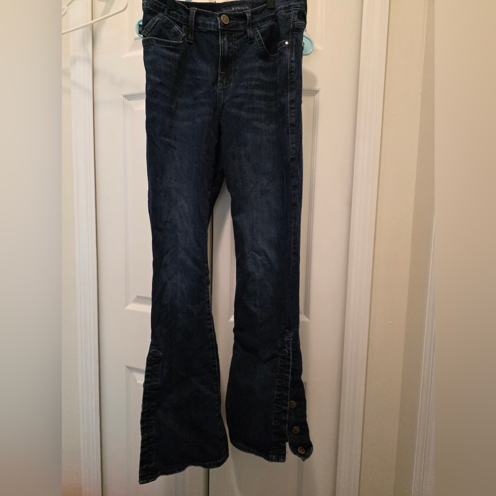 Rock & Republic Dark Indigo Flare Jeans